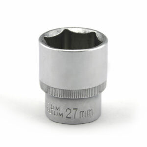 6-Kant Nuss 1/2" 27 mm Kantenschutz Chrom-Vanadium, verchromt